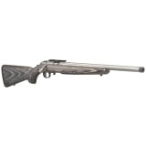 American Rimfire Target, Bolt-Action Rifle| 22 LR, 18" Threaded Barrel, 1/2x28 Thread Pitch, Satin Stainless Steel Finish, Black Laminated Stock, Factory-Installed One-Piece Scope Base, 10Rd 8367