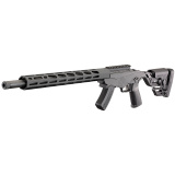 Precision Rimfire |.22 Long Rifle 18 Inch Threaded Barrel M-LOK Handguard Anodized Black Finish Chassis/Quick-Fit Precision Adjustable Stock 15 Round