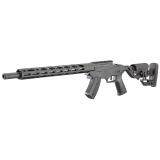 Precision Rimfire Bolt Action| 22 WMR, 18" Threaded Barrel, Black Finish, Molded One-Piece Chassis and Adjustable Buttstock, Right Hand, 1 Magazine, 15rd 08404