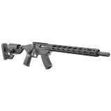 Precision Rimfire Bolt Action| 22 WMR, 18" Threaded Barrel, Black Finish, Molded One-Piece Chassis and Adjustable Buttstock, Right Hand, 1 Magazine, 15rd 08404