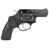 SP101, Double Action Revolver, 357 Magnum, 2.25" Barrel, Alloy Steel Frame, Blued Finish, Blk Rubber & Engraved Wood Grip, 5Rd, Fixed Rear & Black Ramp Sight 15702