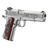 SR1911 America's 250th Anniversary, Semi-automatic, Metal Frame Pistol, Full Size, 45 ACP, 5" Barrel, Low Glare Stainless Steel Finish, Silver, Engraved Slide, Engraved Hardwood Grips, Drift Adjustable Novak 3 Dot Sights, Thumb Safety, 8 Rounds, Includes