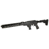 PC Carbine, Semi-automatic Rifle, 9MM, 16.12" Cold Hammer Forged Fluted Barrel, Threaded 1/2X28, Anodized Finish, Black, Folding Adjustable Stock, M-LOK Handguard, 17 Rounds, 1 Ruger SR Series Magazine, Includes Additional Glock Magazine Well 19140