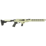 PC Carbine, Semi-automatic Rifle, 9MM, 16.12" Cold Hammer Forged Fluted Barrel, Threaded 1/2X28, Cerakote Finish, Desert Verde, Folding Adjustable Stock, M-LOK Handguard, 17 Rounds, 1 Ruger SR Series Magazine, Includes Additional Glock Magazine Well 1914