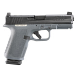 RXM, Striker Fired, Semi-automatic, Polymer Frame Pistol, Full Size, 9MM, 4" Barrel, Nitride Finish, Black Slide, Magpul EHG Gray Frame, Optics Ready, Front Night Sight, 10 Rounds, 2 Magpul PMAG GL19 Magazines 19401