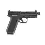 RXM, Striker Fired, Semi-automatic, Polymer Frame Pistol, 9MM, 4.5" Barrel, Threaded 1/2X28, Nitride Finish, Black Slide, Magpul EHG Black Frame, Optics Ready, Front Night Sight, 17 Rounds, 2 Magpul PMAG 17 GL9 Magazines 19445