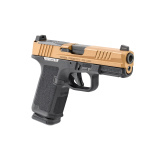RXM, Striker Fired, Semi-automatic, Polymer Frame Pistol, 9MM, 4" Barrel, PVD Finish, Copper Slide, Black Magpul EHG Frame, Optics Ready, Front Night Sight, 15 Rounds, 2 Magpul PMAG 15 GL9 Magazines 19496