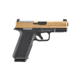 RXM, Striker Fired, Semi-automatic, Polymer Frame Pistol, 9MM, 4" Barrel, PVD Finish, Copper Slide, Black Magpul EHG Frame, Optics Ready, Front Night Sight, 17 Rounds, 2 Magpul PMAG 17 GL9 Magazines 19498
