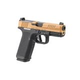RXM, Striker Fired, Semi-automatic, Polymer Frame Pistol, 9MM, 4" Barrel, PVD Finish, Copper Slide, Black Magpul EHG Frame, Optics Ready, Front Night Sight, 17 Rounds, 2 Magpul PMAG 17 GL9 Magazines 19498