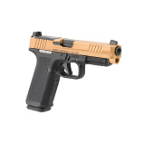 RXM, Striker Fired, Semi-automatic, Polymer Frame Pistol, 9MM, 4.5" Barrel, PVD Finish, Copper Slide, Black Magpul EHG Frame, Optics Ready, Front Night Sight, 17 Rounds, 2 Magpul PMAG 17 GL9 Magazines 19550