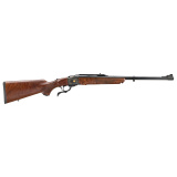 No. 1 America's 250th Anniversary, Single Shot, 375 Ruger, 22" Barrel, Polished Blued Finish, American Walnut Stock, Gold Bead Front and Adjustable Rear Sight, 1 Round 21364