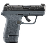 LCP MAX, Semi-automatic, Double Action Only, Polymer Frame Pistol, 380 ACP, 2.8" Barrel, Nitride Finish, Black Slide, Stealth Gray Magpul Enhanced Handgun Grip, Drift Adjustable Rear, Tritium with White Outline Front Sight, Thumb Safety, (1)-13 Round Mag