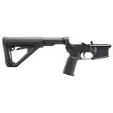 AR Lower, Complete Lower Receiver, Multi Caliber, Anodized Finish, Black, Magpul MOE-K2 Grip and DT Carbine Stock, Ruger Elite 452 Trigger 28501
