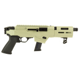 PC Charger, Take Down, Semi-automatic, 9MM, Aluminum Frame Pistol, 6.5" Threaded Barrel, 1/2X28 Thread Pitch, Cerakote Finish, Desert Verde, Ruger Polymer Pistol Grip, Picatinny Rail, 17 Rounds, 1 Magazine 29104