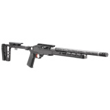 10/22 Competition, Semi-automatic Rifle, 22 LR, 16.1" Carbon Fiber Barrel, Threaded 1/2X28, Anodized Finish, Black, Grey Birch Chassis, Magpul Grip, Ruger BX-Trigger, 30 MOA Picatinny Rail, 10 Rounds, 1 Magazine 31227