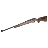 10/22 Sporter Collector's Series, Semi-automatic Rifle, 22 LR, 18.5" Cold Hammer Forged Barrel, Satin Black Finish, Engraved Altamont American Walnut Stock, Adjustable Rear & Gold Bead Front Sight, Manual Safety, 10 Rounds, 1 Magazine, Includes 2025 Coll