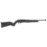 10/22 22LR, 16.4" Threaded Barrel, 1/2X28 Thread Pitch, Satin Finish, Black, Adjustable Rear Sight, Gold Front Bead Sight, Manual Safety, 10 Round Rotary Magazine 32000 Semi-automatic
