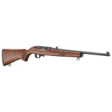 10/22, Semi-automatic Rifle, 22 LR, 18.5" Barrel, Satin Finish, Black, Walnut Stock, Adjustable Rear Sight with Gold Bead Front, 10 Rounds, 1 Magazine 32015