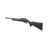 10/22, Semi-automatic, 22LR, 20" Threaded Barrel, 1/2X28 Thread Pitch, Satin Finish, Black, Optic Ready, Manual Safety, Hogue Overmold Stock, BX-22 Trigger, 10 Round Rotary Magazine 32032