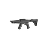 10/22 SBR, Semi-automatic, Short Barreled Rifle, 22 LR, 8" Cold Hammer-Forged Barrel, Threaded 1/2X28, Matte Finish, Black, Picatinny Rail, Pistol Grip, Folding Adjustable Stock, 15 Rounds, 1 Magazine, OAL 26" 33000