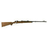 M77 Hawkeye African .375 Ruger 23 Inch Barrel Satin Blue Finish Removable Muzzle Brake American Walnut Stock 3 Round