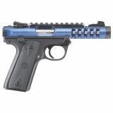 Mark IV 22/45 Lite | 22LR, 4.4" Threaded Barrel, Polymer Frame, Blue Finish, Checkered Grips, Two 10Rd Magazines, Adjustable Rear Sight 43924