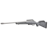 American Generataion II, Bolt Action Rifle, 243 Winchester, 22" Spiral Fluted Barrel, Threaded 5/8x24, Muzzle Brake, Cerakote Finish, Gunmetal, Gray Splatter Synthetic Stock, Manual Safety, Picatinny Rail, 3 Rounds, 1 Magazine 46904