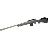 American Generation II, Bolt Action Rifle, 400 Legend, 20" Spiral Fluted Barrel, 1:16 Twist, Threaded 11/16"-24, Muzzle Brake, Cerakote Finish, Gunmetal , Gray Splatter Synthetic Stock, Manual Safety, Picatinny Rail, 5 Rounds, 1 Magazine 46907