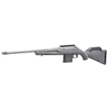 American Generation II, Bolt Action Rifle, 223 Remington, 20" Spiral Fluted Barrel, 1:8 Twist, Threaded 1/2x28, Muzzle Brake, Cerakote Finish, Gunmetal, Gray Splatter Synthetic Stock, Manual Safety, Picatinny Rail, 10 Rounds, 1 Magazine 46909