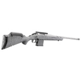 American Generation II, Bolt Action Rifle, 223 Remington, 20" Spiral Fluted Barrel, 1:8 Twist, Threaded 1/2x28, Muzzle Brake, Cerakote Finish, Gunmetal, Gray Splatter Synthetic Stock, Manual Safety, Picatinny Rail, 10 Rounds, 1 Magazine 46909