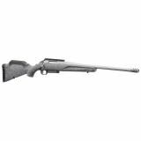 American Generation II, Bolt Action Rifle, 6MM ARC, 20" Spiral Fluted Barrel, 1:7.7" Twist, Threaded 5/8"-24, Muzzle Brake, Cerakote Finish, Gunmetal , Gray Splatter Synthetic Stock, Manual Safety, Picatinny Rail, 10 Rounds, 1 Magazine 46910