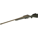 American Generation II, Predator, Bolt Action Rifle, 7MM-08 Remington, 22" Spiral Fluted Barrel, 1:8.5 Twist, Threaded 5/8x24, Muzzle Brake, Cerakote Finish, Burnt Bronze, Green Splatter Synthetic Stock, Manual Safety, Picatinny Rail, 3 Rounds, 1 Magazin