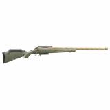American Generation II, Predator, Bolt Action Rifle, 30-06 Springfield, 22" Spiral Fluted Barrel, 1:10 Twist, Threaded 5/8"-24, Muzzle Brake, Cerakote Finish, Burnt Bronze, Green Splatter Synthetic Stock, Manual Safety, Picatinny Rail, 4 Rounds, 1 Magazi