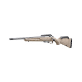 American Rifle Ranch, Generation II, Bolt Action Rifle, 7.62X39, 16.1" Spiral Fluted Barrel, 1:9.5 Twist, Threaded 5/8X24, Muzzle Brake, Cerakote Finish, Cobalt, Flat Dark Earth Splatter Synthetic Stock, Manual Safety, Picatinny Rail, 5 Rounds, 1 Magazin