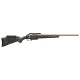 American Generation II Prairie, Bolt Action Rifle, 308 Winchester, 20" Threaded Barrel, 5/8x24" Thread Pitch, 1:10 Twist, Cerakote Finish, Bronze, Black Splatter Synthetic Stock, Manual Safety, Picatinny Rail, 3 Rounds, 1 Magazine 46972