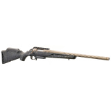American Generation II Prairie, Bolt Action Rifle, 6.5 Creedmoor, 20" Threaded Barrel, 5/8x24" Thread Pitch, 1:8 Twist, Cerakote Finish, Bronze, Black Splatter Synthetic Stock, Manual Safety, Picatinny Rail, 3 Rounds, 1 Magazine 46973