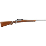 Hawkeye Hunter, Bolt Action Rifle, 308 Winchester, 20" Free Float Cold Hammer Forged Barrel, 5/8X24 Threads, Satin Stainless Finish, Walnut Stock, Right Hand, LC6 Trigger Installed, 4Rd, Weighs 7lbs 57107