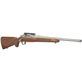 Hawkeye Hunter, Bolt Action Rifle, 308 Winchester, 20" Free Float Cold Hammer Forged Barrel, 5/8X24 Threads, Satin Stainless Finish, Walnut Stock, Right Hand, LC6 Trigger Installed, 4Rd, Weighs 7lbs 57107