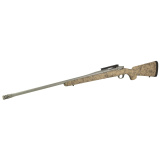 Hawkeye, FTW Hunter, Bolt Action Rifle, 6.5 Creedmoor, 24" Cold Hammer Forged Barrel, Threaded 5/8x24, Ruger Muzzle Brake System, Matte Stainless Finish, Silver, LC6 Trigger, 20 MOA Picatinny Rail, Pro Series HS Precision Tan/Black Synthetic Speckled Sto