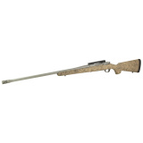 Hawkeye, FTW Hunter, Bolt Action Rifle, 7MM PRC, 24" Cold Hammer Forged Barrel, Threaded Barrel 5/8x24, Ruger Muzzle Brake System, Matte Stainless Finish, Silver, LC6 Trigger, 20 MOA Picatinny Rail, Pro Series HS Precision Tan/Black Synthetic Speckled St