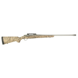 Hawkeye, FTW Hunter, Bolt Action Rifle, 6.5 Creedmoor, 24" Cold Hammer Forged Barrel, Threaded 5/8x24, Ruger Muzzle Brake System, Matte Stainless Finish, Silver, LC6 Trigger, 20 MOA Picatinny Rail, Pro Series HS Precision Tan/Black Synthetic Speckled Sto