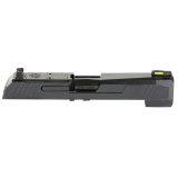 MAX-9 Long Slide Assembly, Complete Slide, Includes Sights, 4" Barrel, Extractor, and Other Slide Components, Compatible with Ruger MAX-9, Optic Ready, Oxide Finish, Black 90750