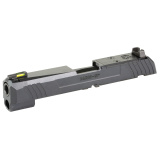 MAX-9 Long Slide Assembly, Complete Slide, Includes Sights, 4" Barrel, Extractor, and Other Slide Components, Compatible with Ruger MAX-9, Optic Ready, Oxide Finish, Black 90750