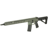 Model 1, Semi-Automatic, 223 Wylde Chamber, 556NATO, 16" Barrel With Silencero ASR Muzzle Brake, Aluminum M-LOK Handguard, Gray Finish, Titanium Forward Assist, ATC AR Gold Match Trigger, Magpul Pistol Grip and Stock, Raptor-SD Ambidextrous Charging Hand