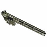 AX556, Billet Upper/Lower Set, Semi-Automatic, 556 NATO/223 Remington, Ambidextrous, Cerakote Finish, Olive Drab Green, Includes Radian Talon Ambidextrous Safety, Hammer Pin, 17" MLOK Handguard R0399