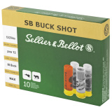 Shotshell, 12 Gauge, 2.75", 00 Buck, 12 Pellets SB12BSE