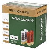 Shotshell, 12 Gauge, 2.75", 00 Buck, 9 Pellets SB12BSG