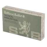 Rifle, 300 Blackout, 147 Grain, Full Metal Jacket, 20 Round Box SB300BLKB