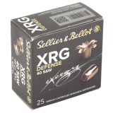 XRG, 40 S&W, 130 Grain, Jacketed Hollow Point, 25 Round Box SB40XA