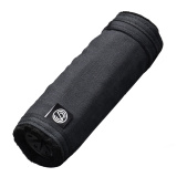 Extreme Temp Corset Suppressor Cover | 6" Long, Black, Corded Cinch Style, Rated up to 2500 degrees Fahrenheit, AC5170